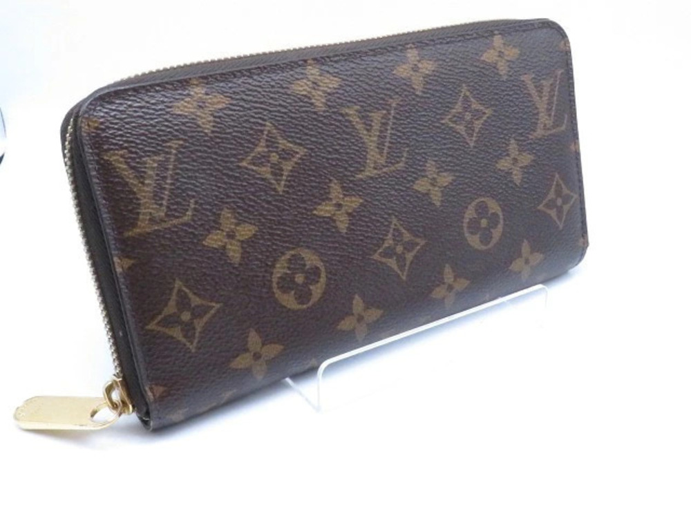 Louis Vuitton Monogram Long Wallet Zippy Brown